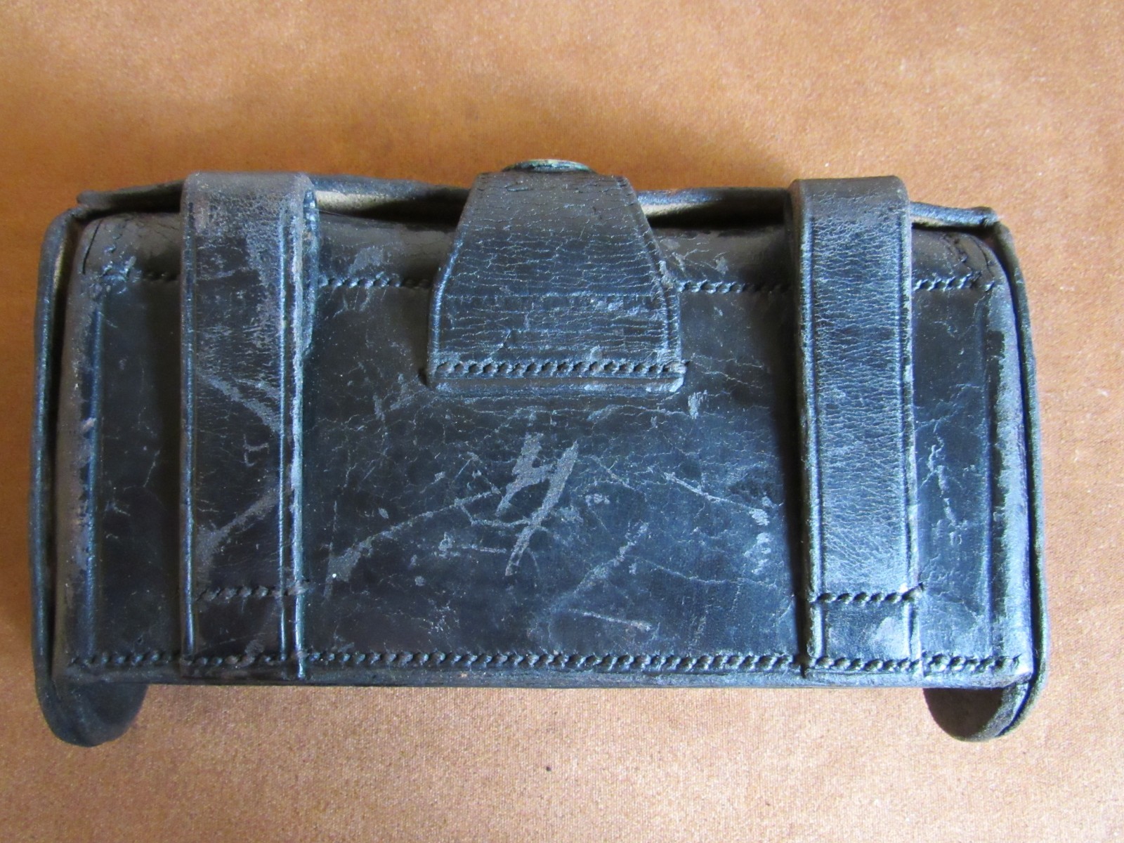 1874 1st Pattern McKeever 45/70 Cartridge Box Early Marked Indian Wars Custer