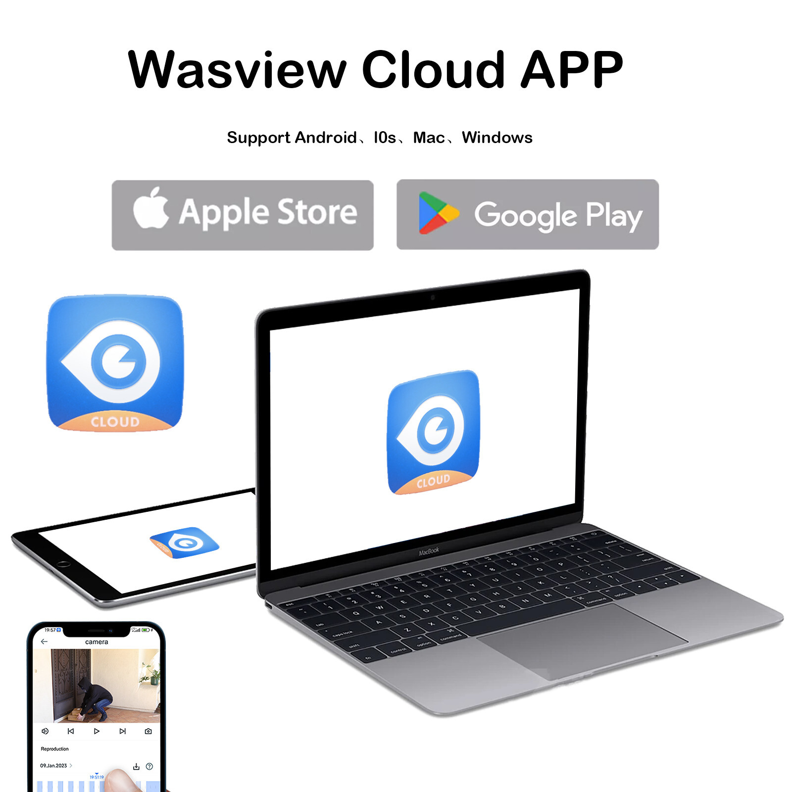 2 Pack Wansview 2K 3MP Solar Camera Outdoor Wireless 2.4Ghz WiFi Human Detection