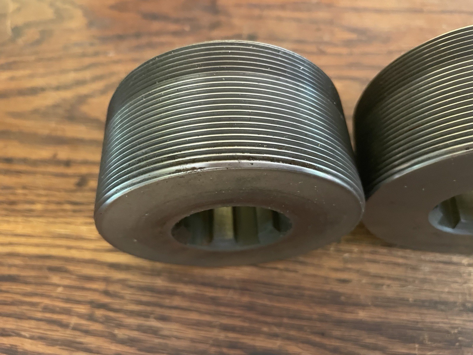 Set 3 Sterling Round Thread Rolling Dies 12733-1 D-2 A-5 7/8-14 UNR 3B13-4 Indus