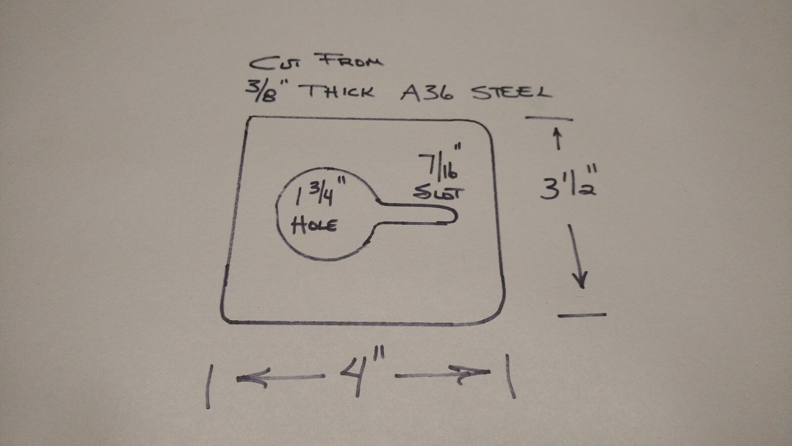 **NEW WELD ON STEEL BANJO EYE - FOR 3/8" CHAIN - TRAILER TIE DOWN - TOW STRAP**