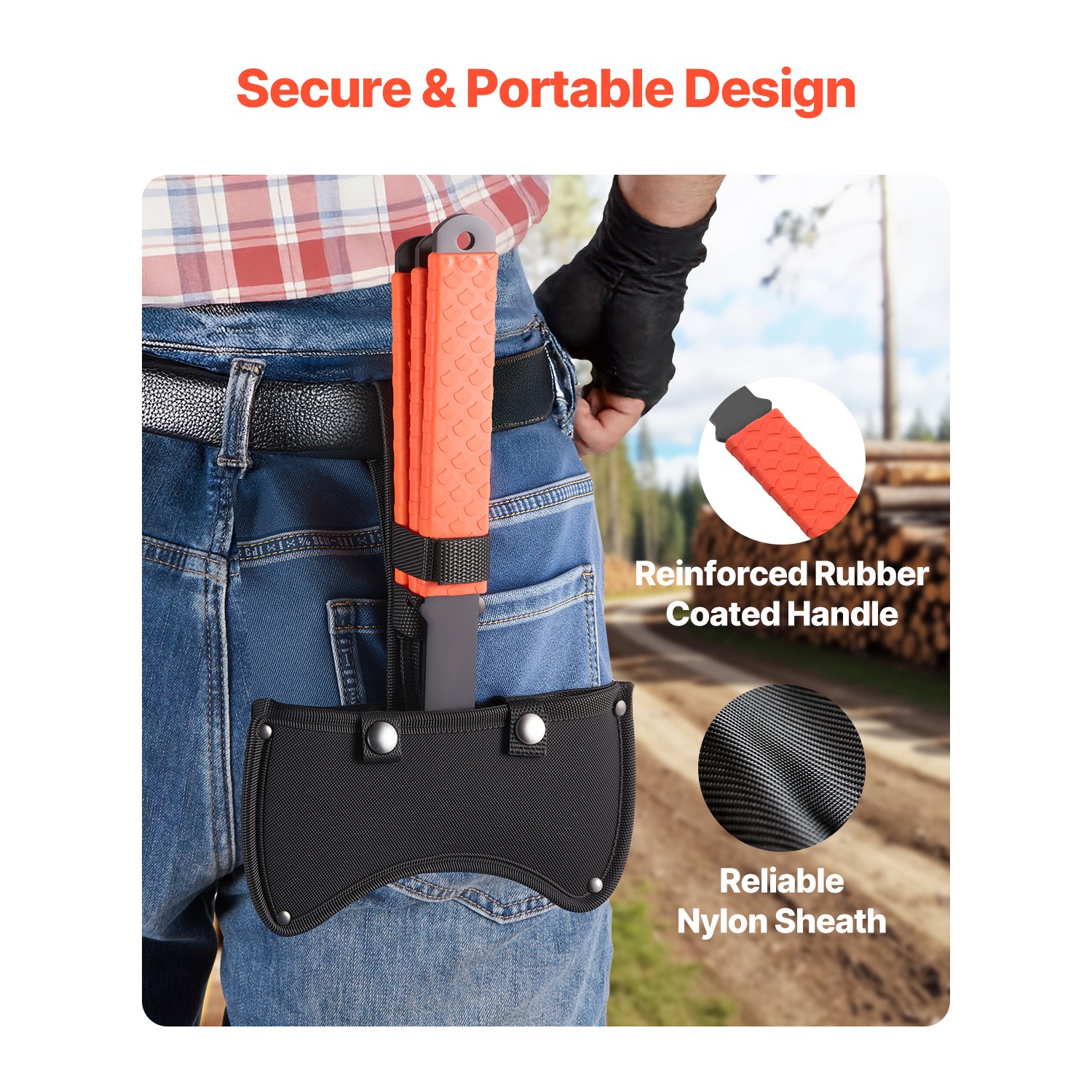 Throwing Axes and Tomahawks 3 Pack 11.9 inch Double Bit Axe Throwing Hatchet Set