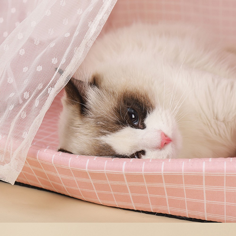 Cat Dog House Tent Pet Puppy Kitty Nesting Bed Kennel Sleeping Rest Play Cave