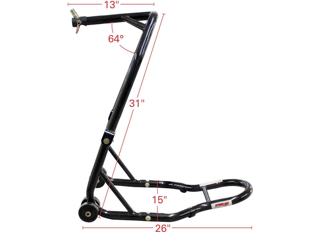 Extreme Max 5600.3223 Sport Bike Front/Rear Spool-Style Lift Stand w/Triple Tree