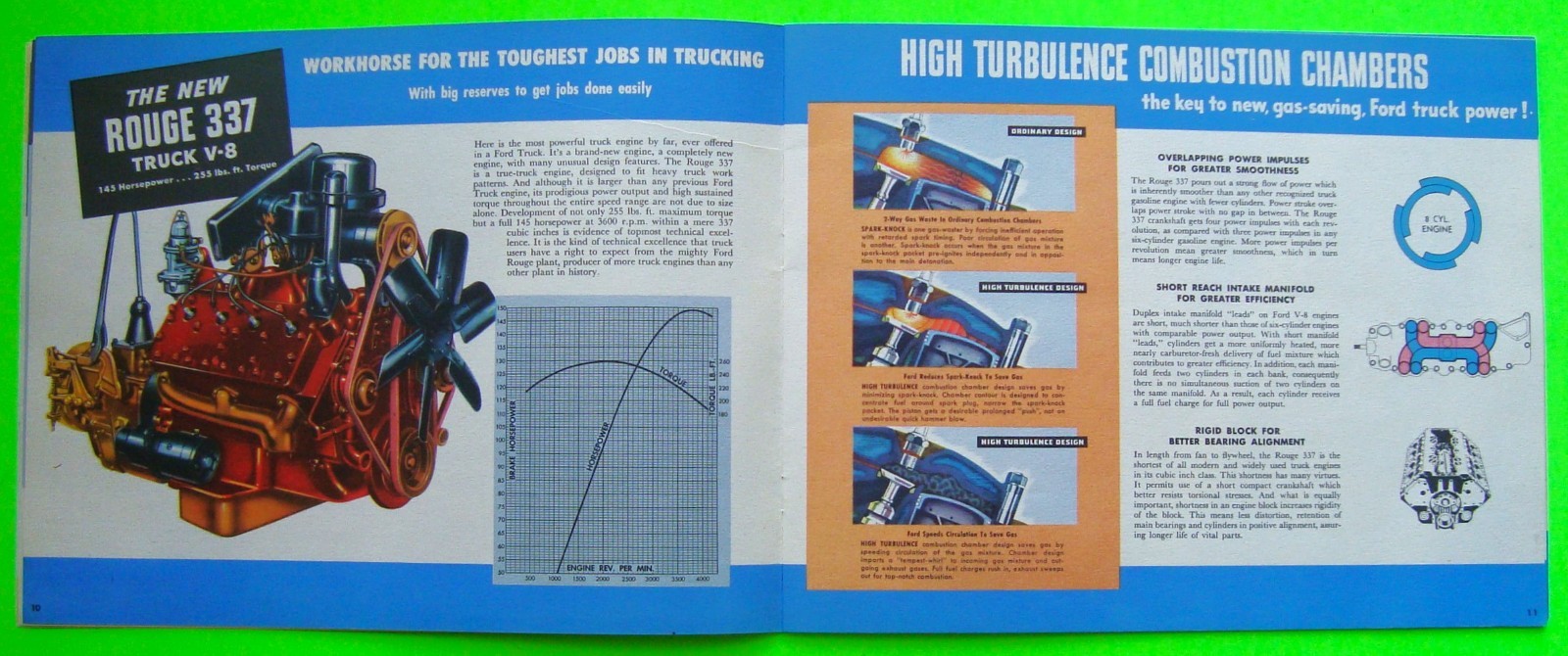 1948 FORD HEAVY-DUTY TRUCK DLX 28-pg COLOR CATALOG Brochure BIG RIG SERIES Xlnt+