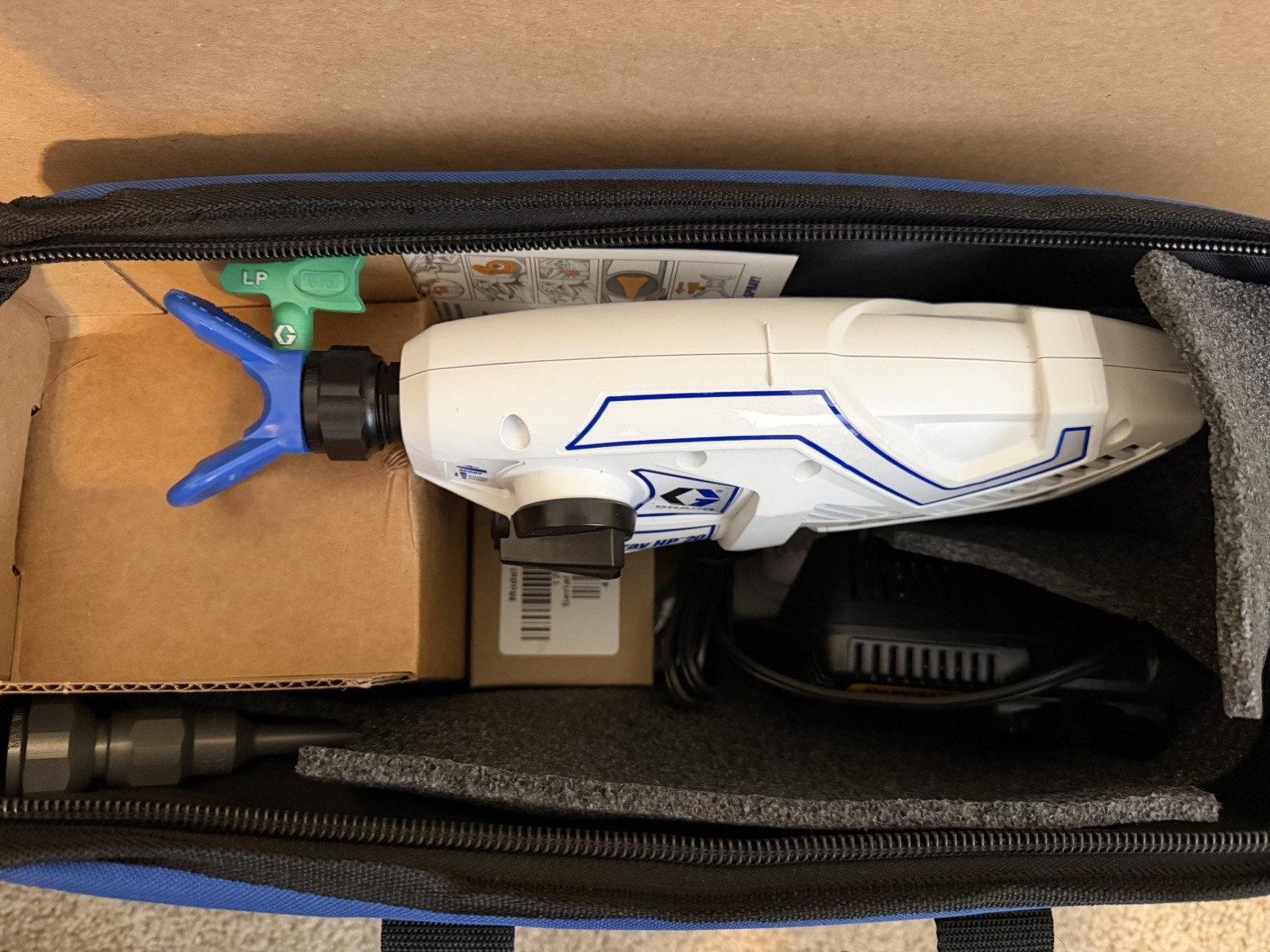 Graco SaniSpray HP20 Cordless Handheld Sprayer *w/ 2 DEWALT Batteries & Charger*