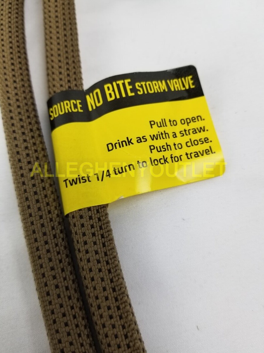 Source Tactical Military Hydration Replacement Tube Hose Storm Push Pull Valve