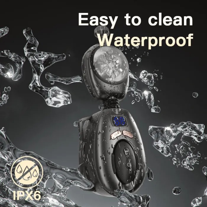 Automatic Wearable Male Masturbator-Removable Belts, LCD Display Kegel Training