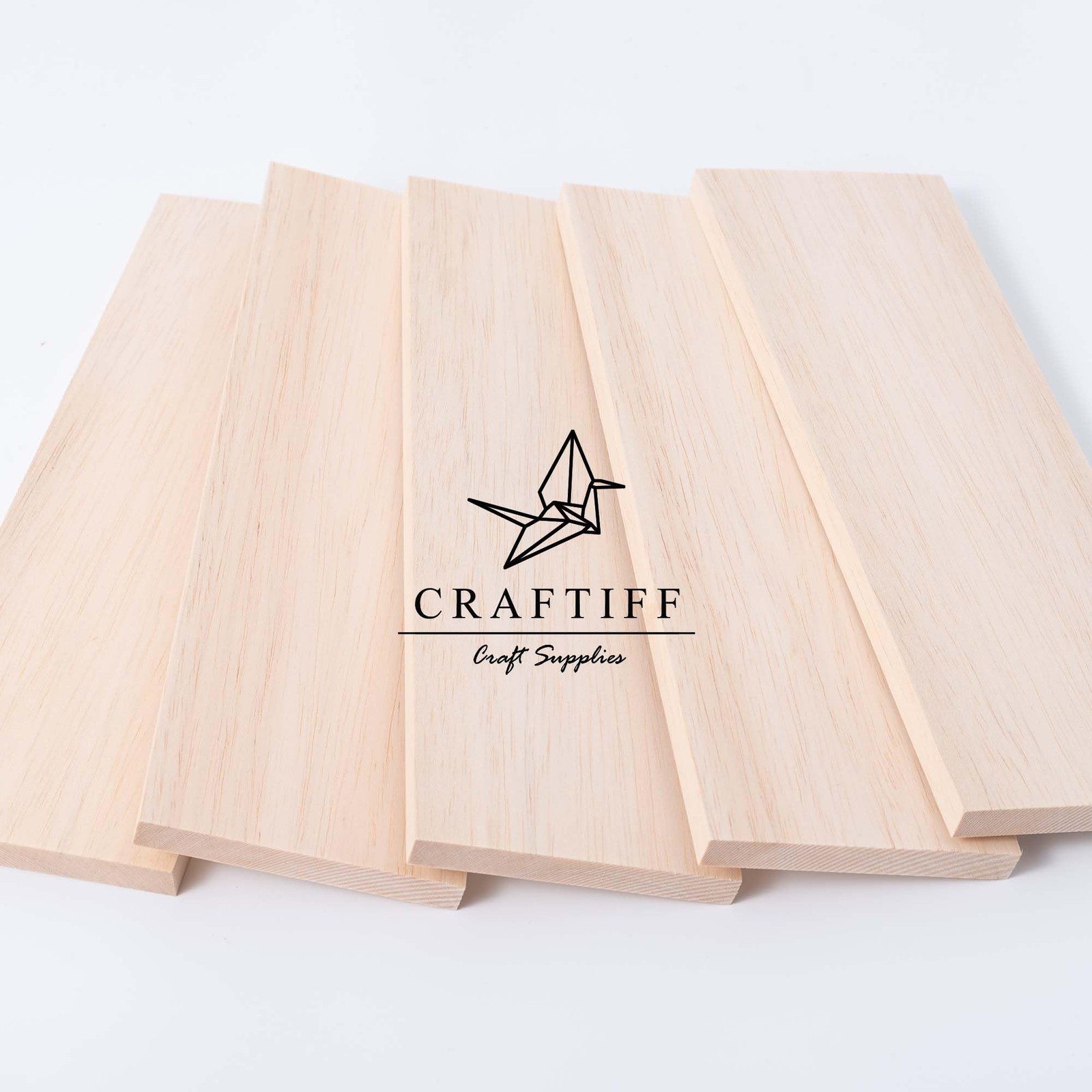 Balsa Wood Sheets 1/2" Inch Thick 12" x 4" Unfinished Wooden Light Brown