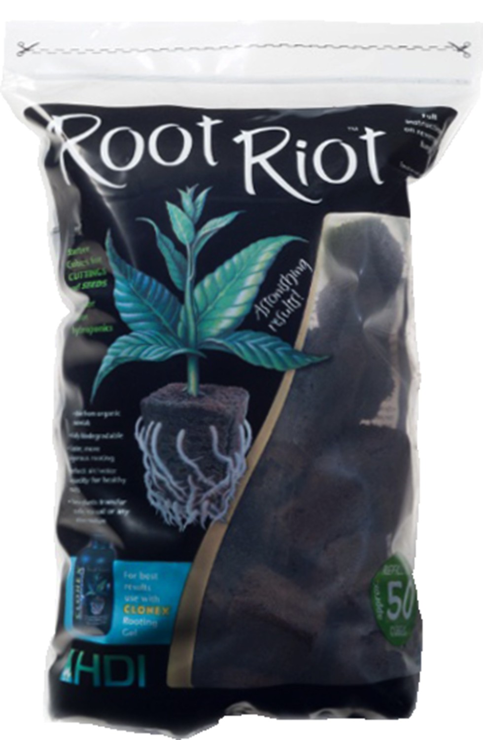 Hydrodynamics Root Riot, Replacement Cubes, 50 Cubes