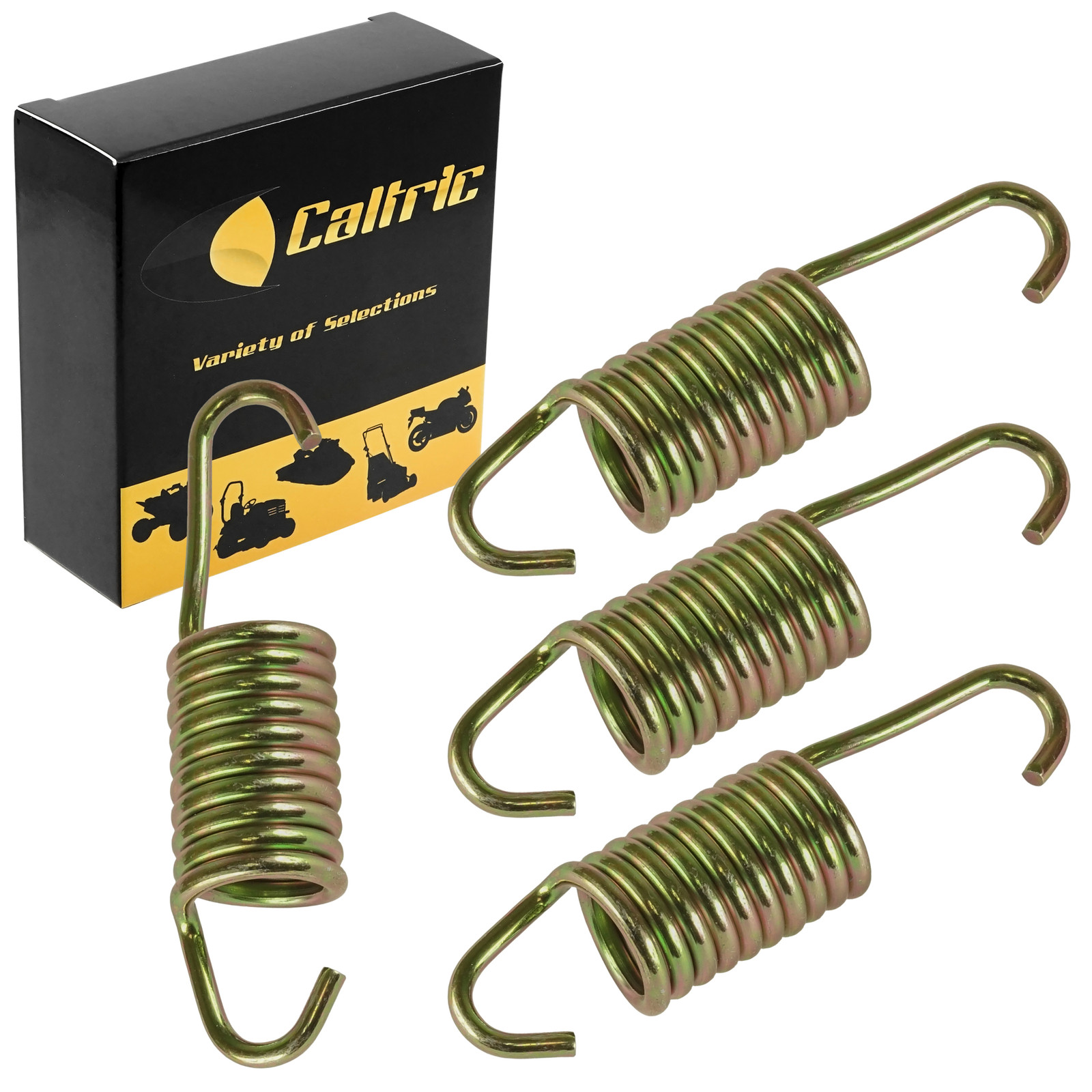 4x Caltric Exhaust Muffler Spring For Polaris 7642029 7042029