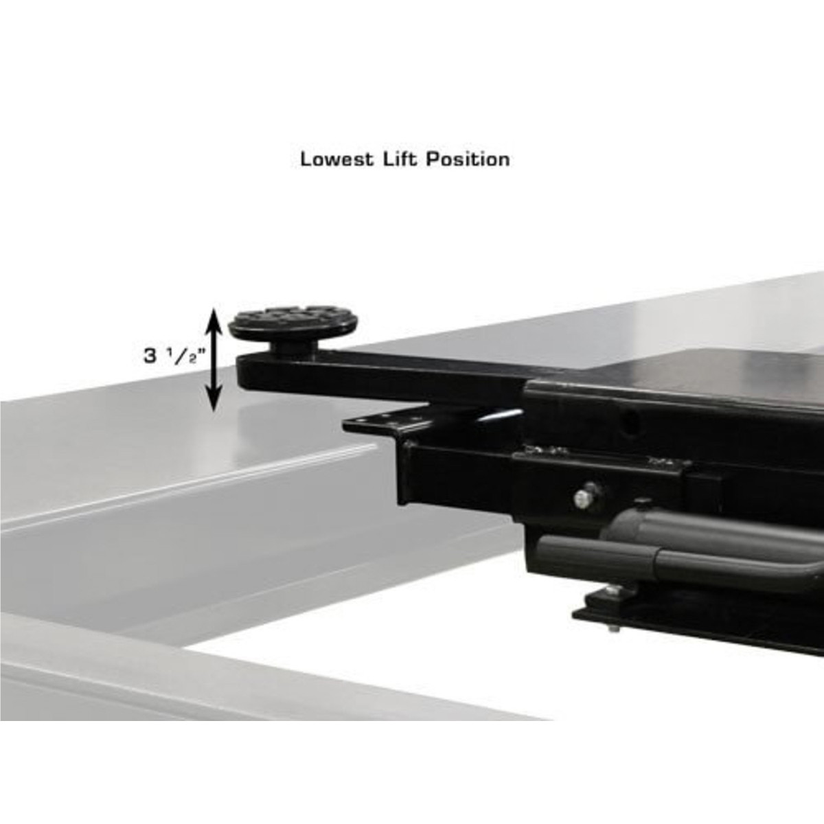 Atlas PROJACK35 Sliding Bridge Jack 3,500 lb. Capacity for Four-Post Lifts