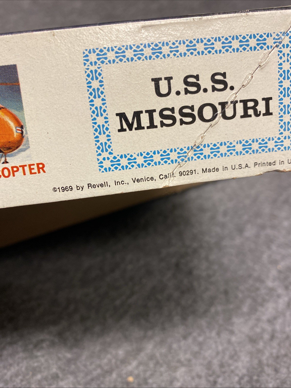 1969 Revell USS Missouri H-300 20”1977 PT-109 1/72 1972 USS Intrepid 1/720