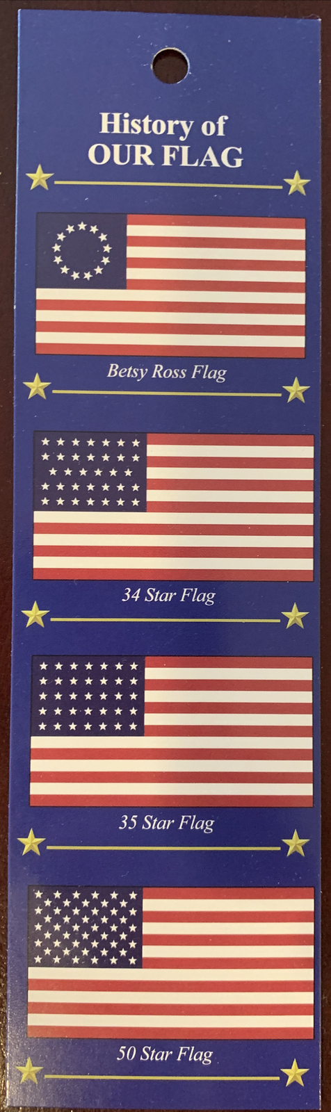 History of Our Flag Bookmark