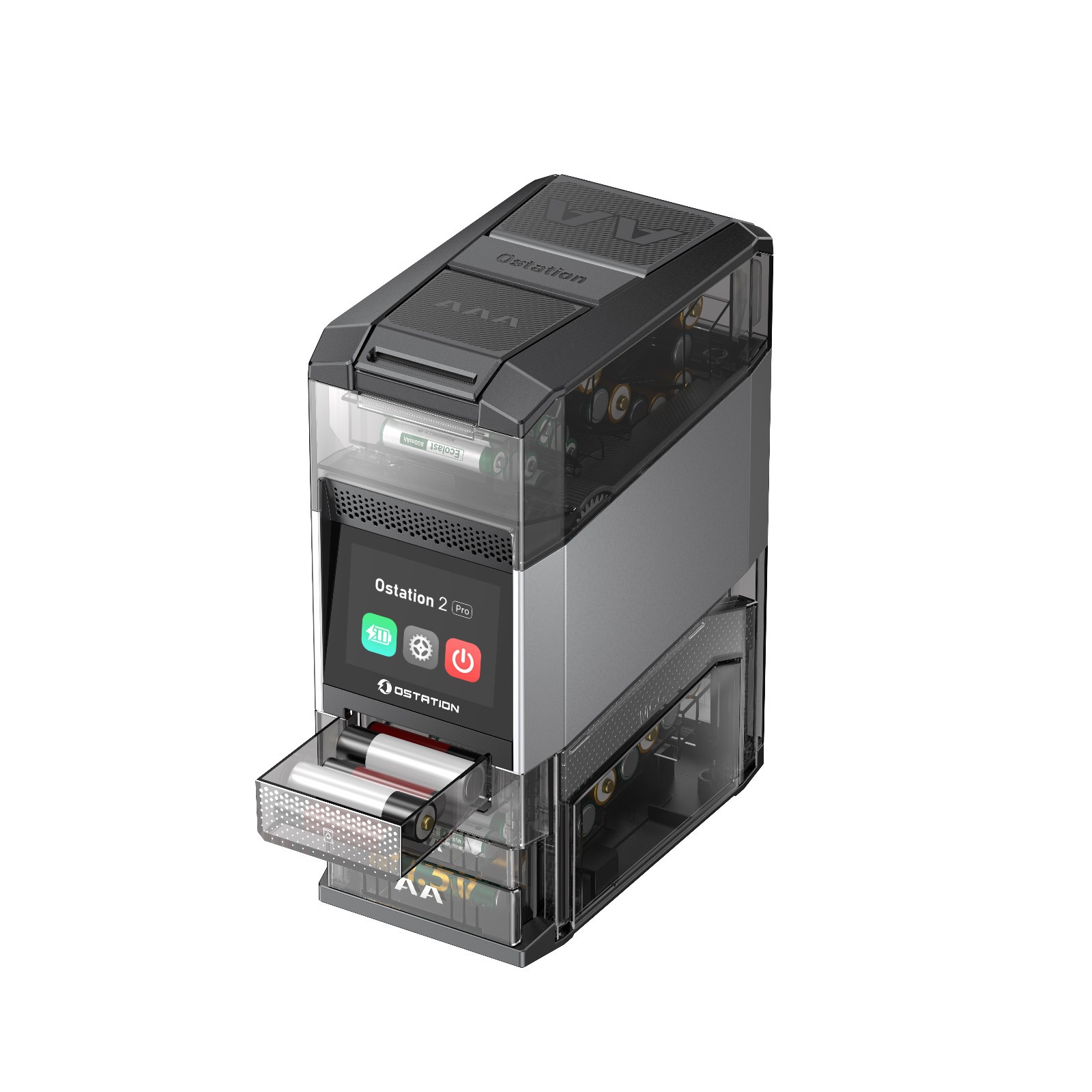 Olight Ostation 2 Pro 3-in-1 Smart Battery Hub for AA & AAA w/Touch Screen