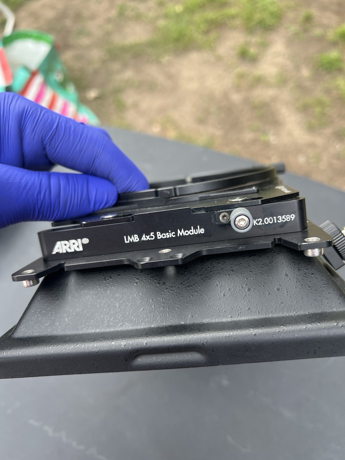 ARRI LMB 4x5 Matte Box Set, Top Flag, Mattes, Bright Tangerine ONE Tray 114/85mm