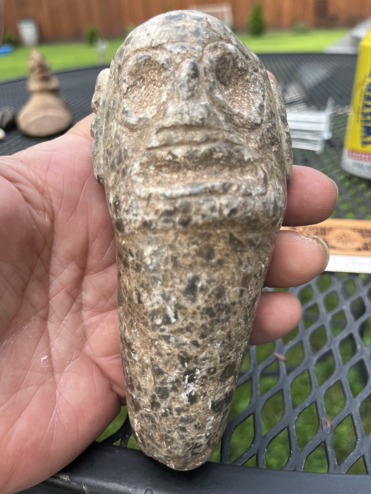 Big Taino Stone Tool Rare PreColumbian Ancient Artifact Arawak Caribe Mayan