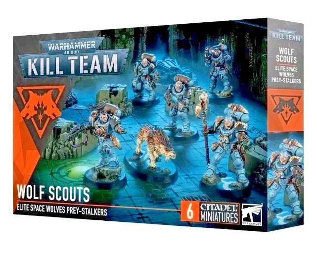 ⚔️WARHAMMER 40K - WOLF SCOUTS - SPACE WOLVES - KILL TEAM - FATS SHIP - NIB⚔️
