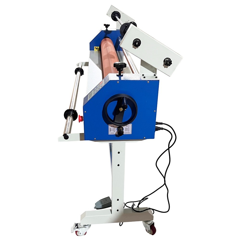 63" Wide Format Cold Laminating Machine110V 1" THK Electric Stand Cold Laminator