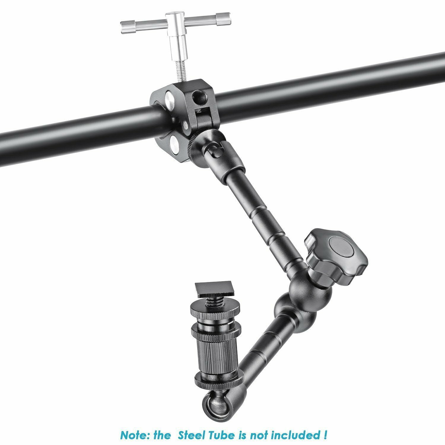 US 11" Articulating Magic Arm + Super Clamp Crab for DSLR Camera LCD Monitor LED