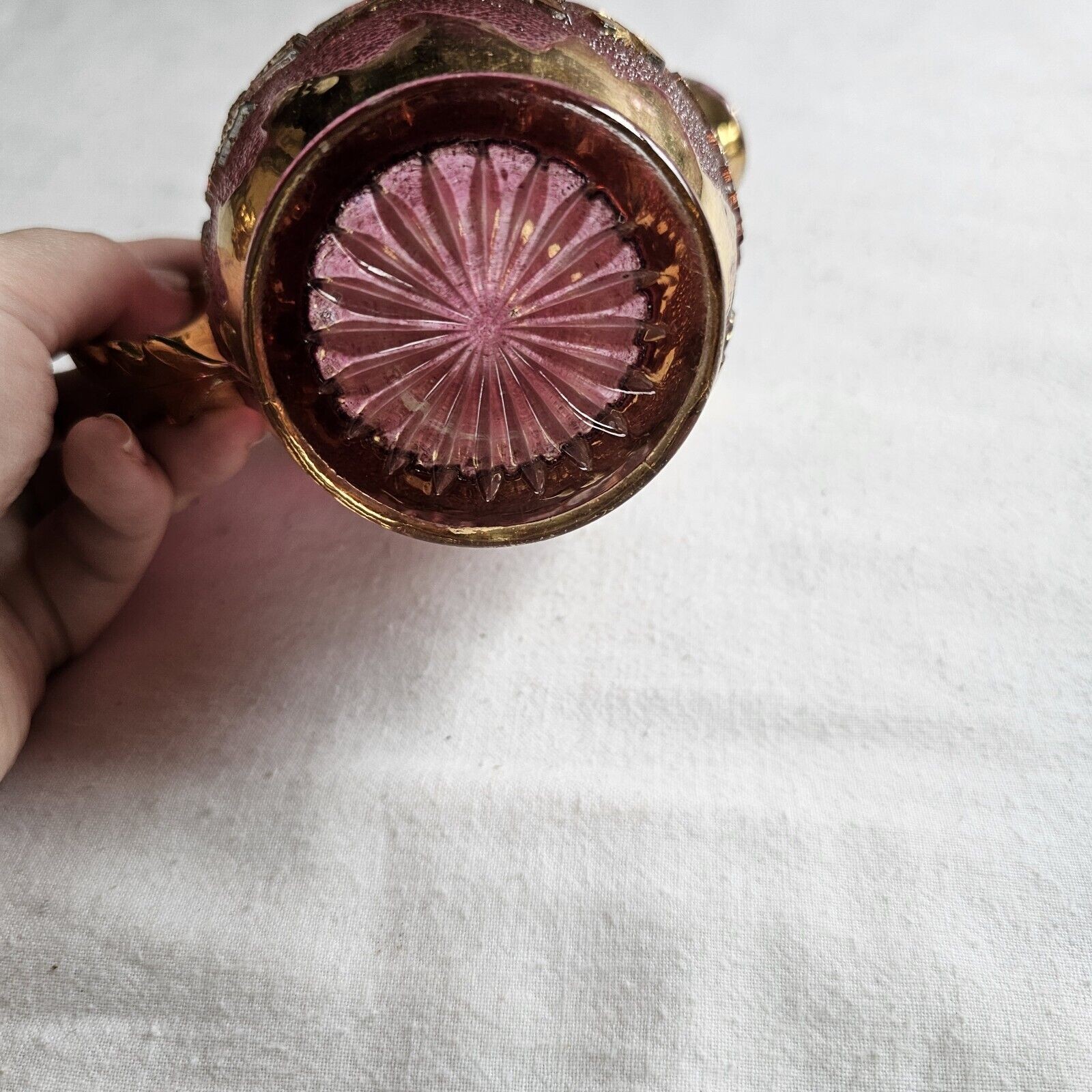 Delaware Glass Ruby 4 piece Set