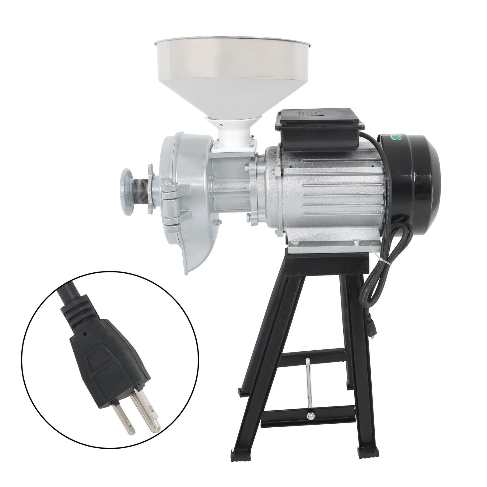 Electric Wet&Dry 3000W Grinder Mill Grain Coffee Grinder Feed/Flour Cereals Corn