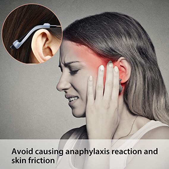 8Pcs Anti Slip Glasses Ear Hooks Clip Tip Eyeglasses Holder Safety Retainer Grip