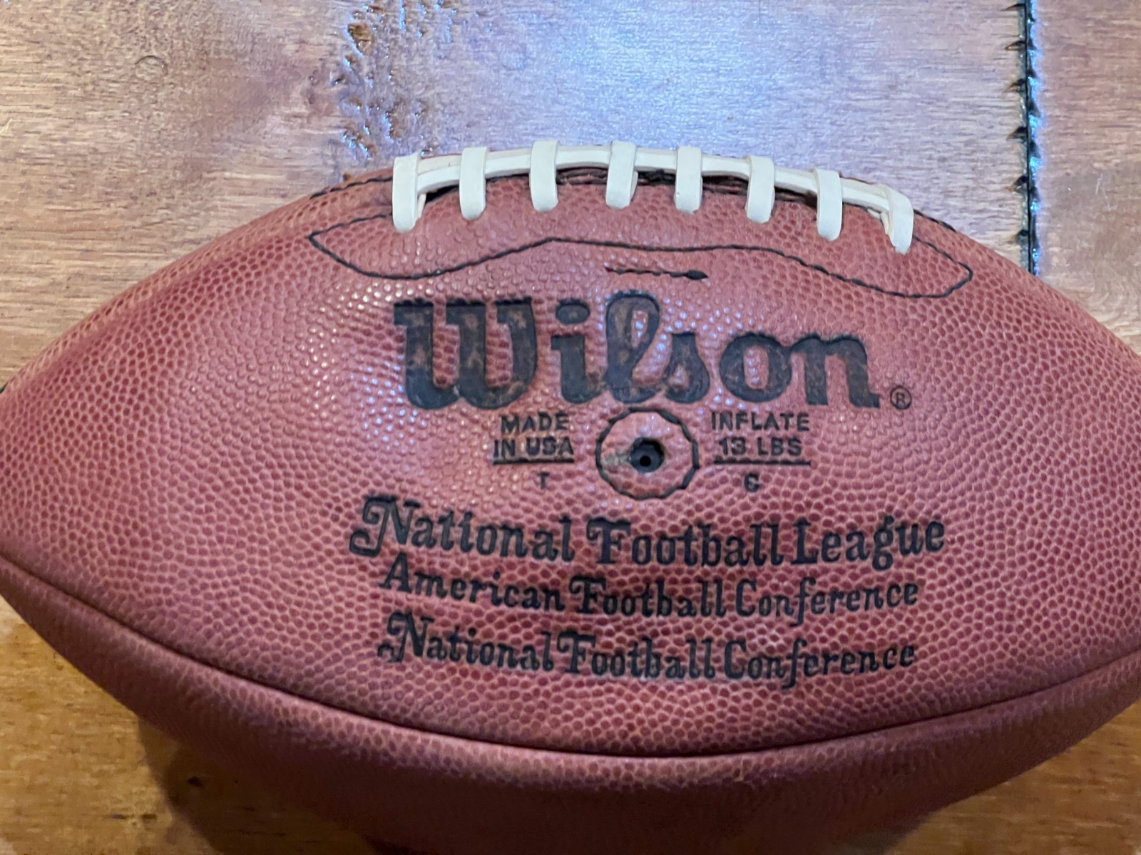 1981 SUPER BOWL XV Game Used OAKLAND RAIDERS Presentation Game Ball Football