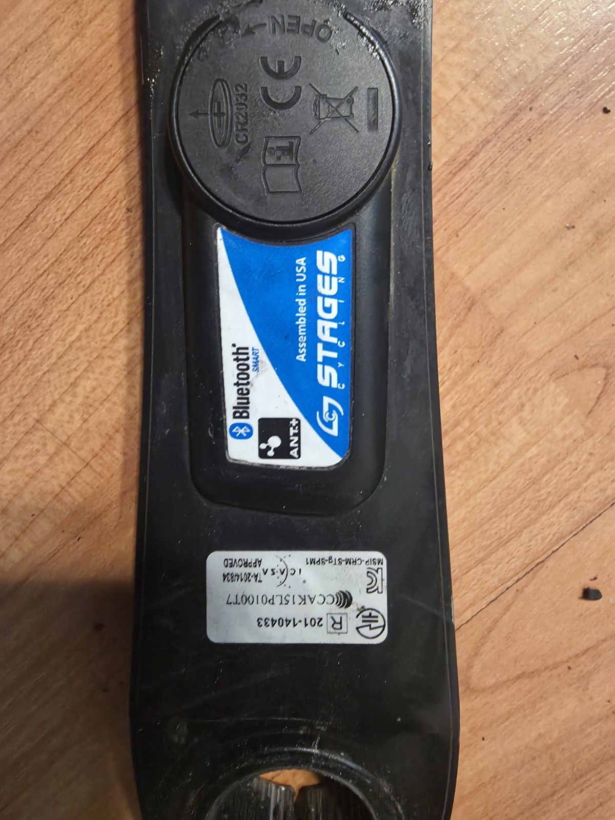 Stages Left Side Power Meter on Shimano Dura-Ace 175 Left Side Crank