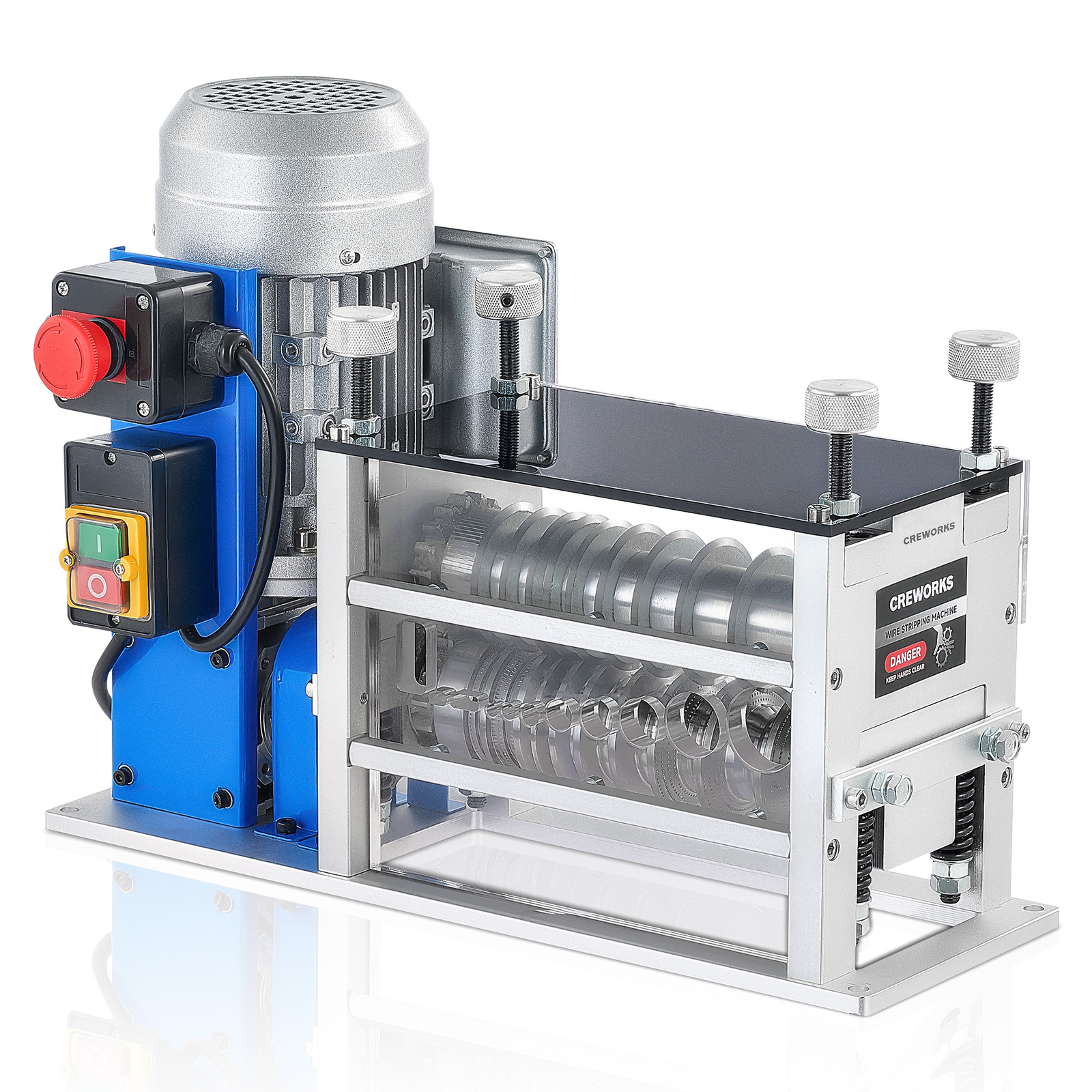 CREWORKS 370W Electric Wire Stripping Machine 0.06-1.5in Power Cable Stripper