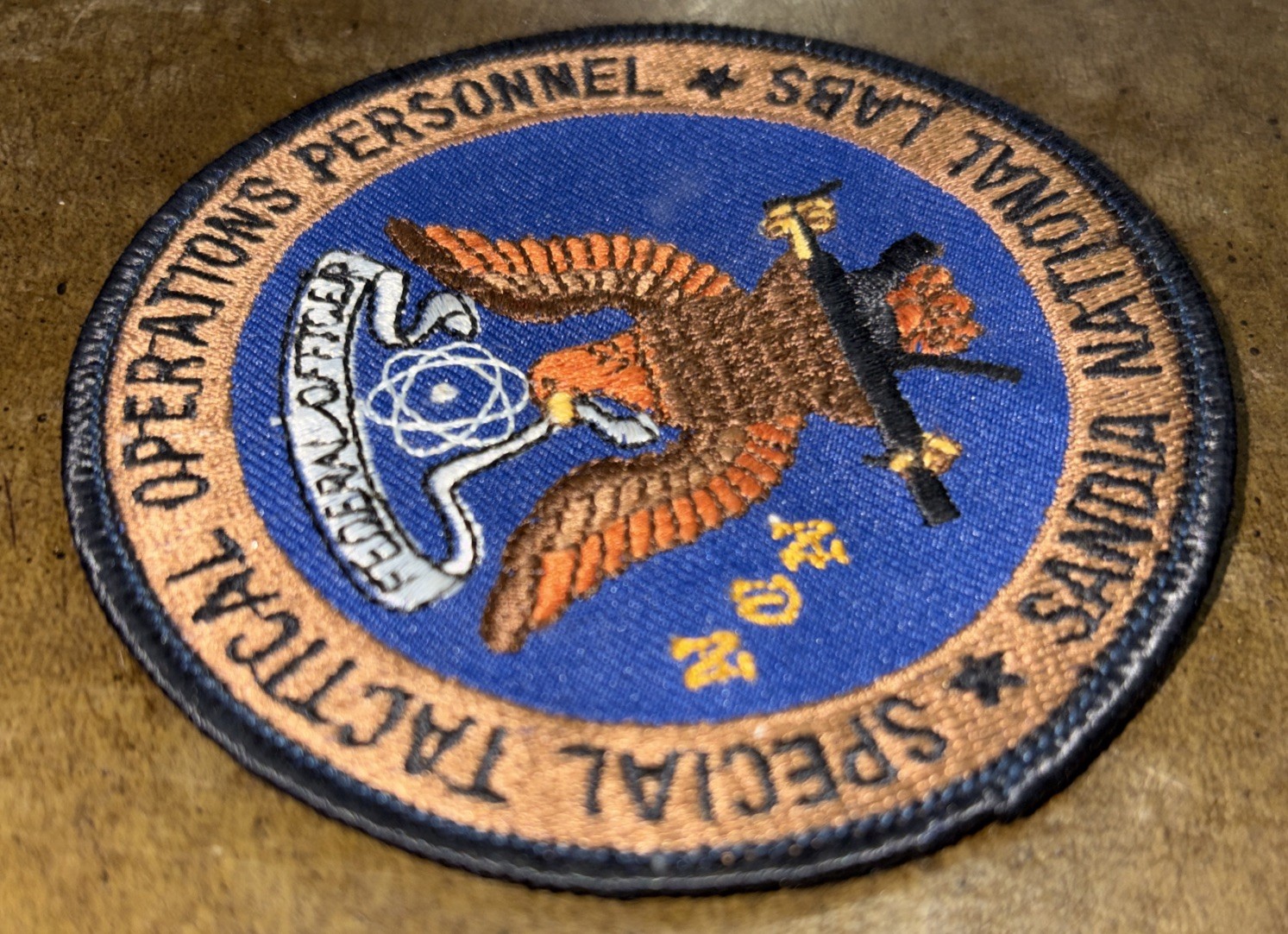 Special Tactical Operations Personnel Sandia National Labs Federal Officer Patch