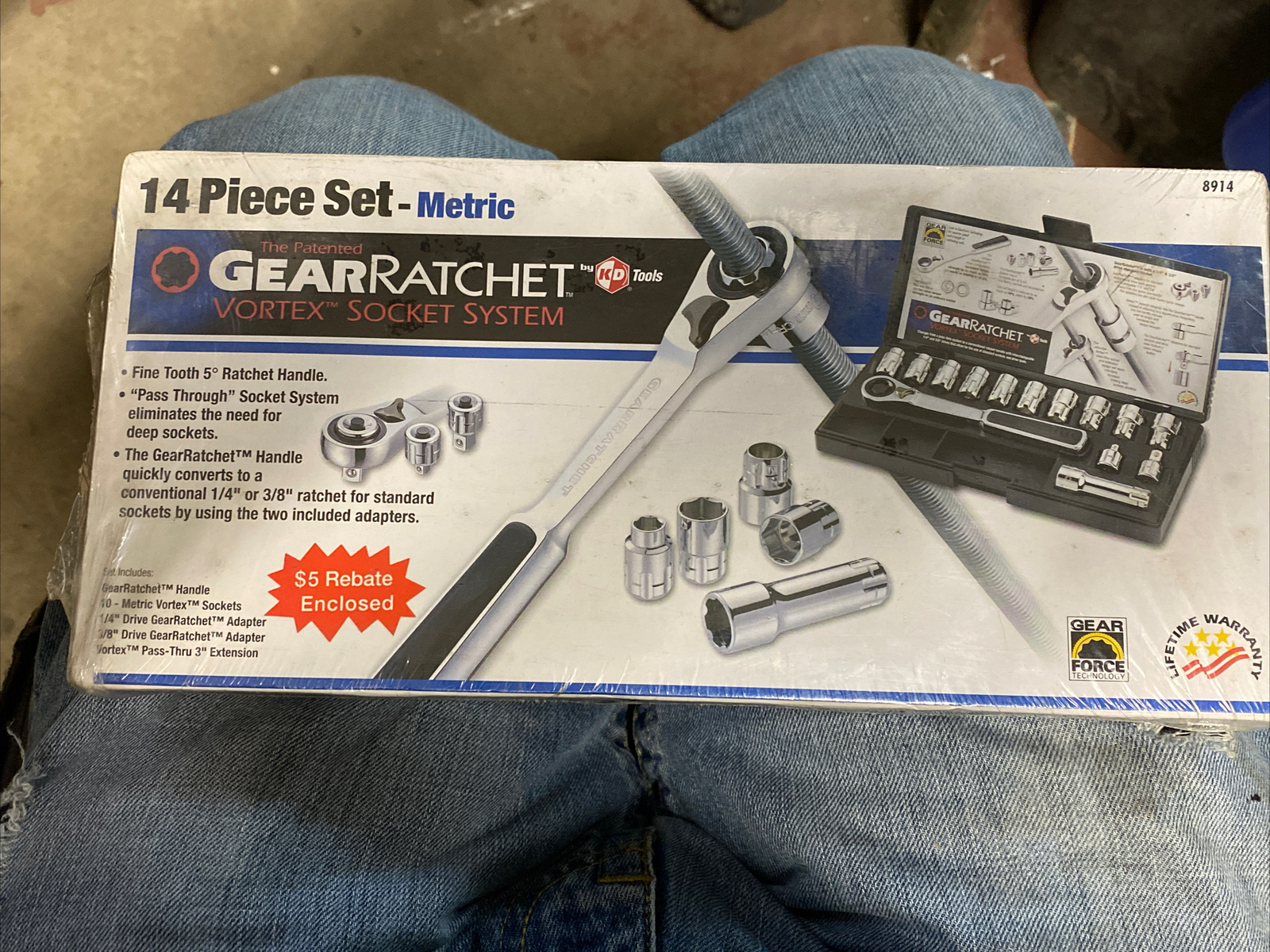GearRatchet, 14pc. Met Vortex Socket Set, Part #8914