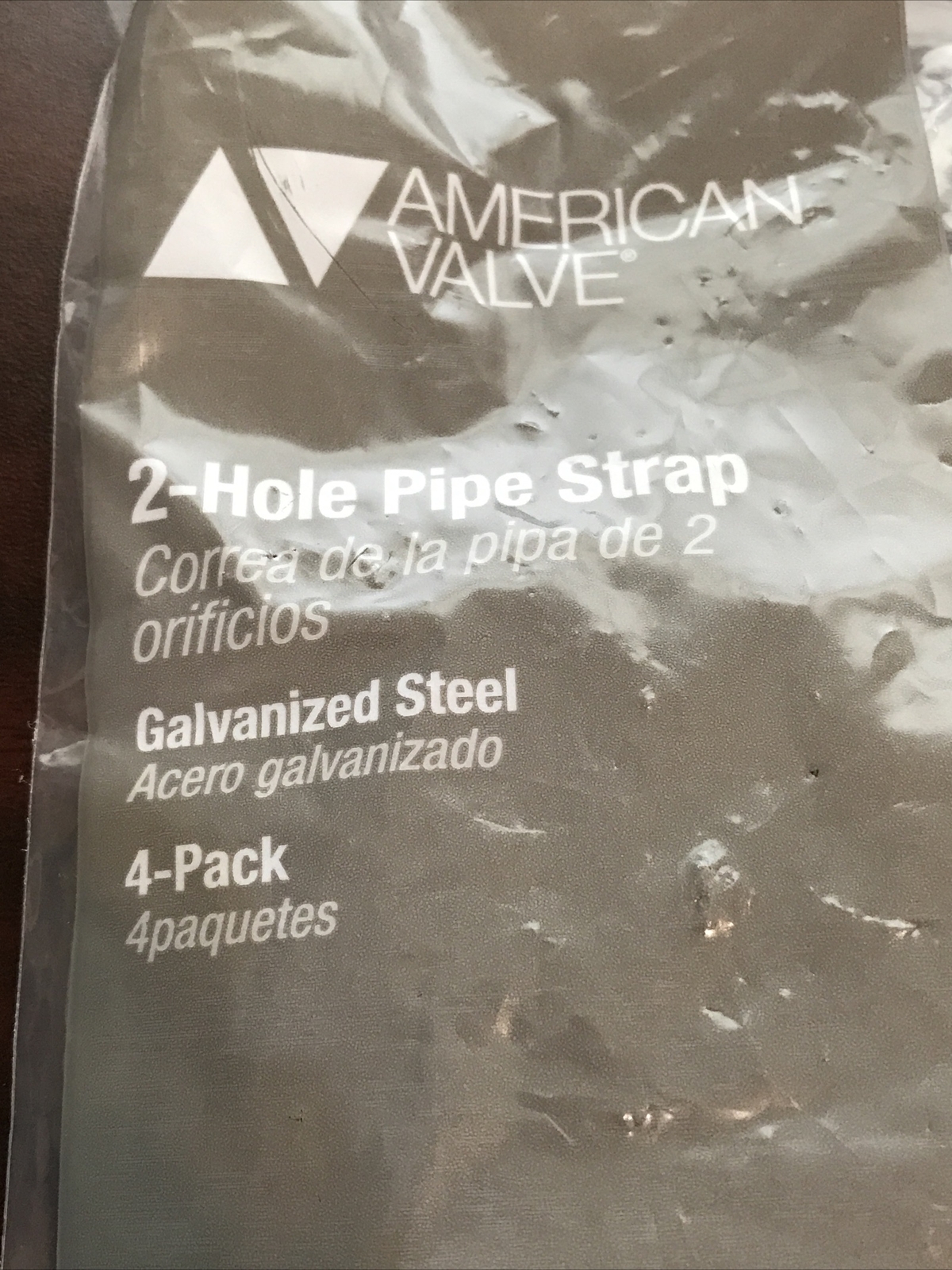 American Valve 1-1/2" Galvanized Steel 2-Hole Pipe Strap (NEW) Free Ship!