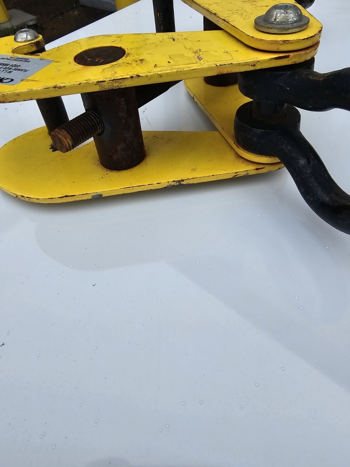 CM CAMLOK SCREWLOK SC922 2 TON WLL BEAM CLAMP 3"-8.25" FLANGE 4,000 #