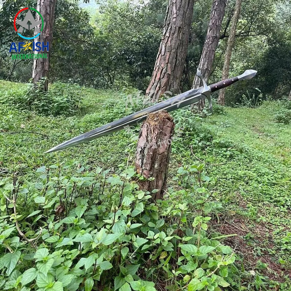 Medieval warrior sword D2 Steel Viking Sword Survival Hunter Sword