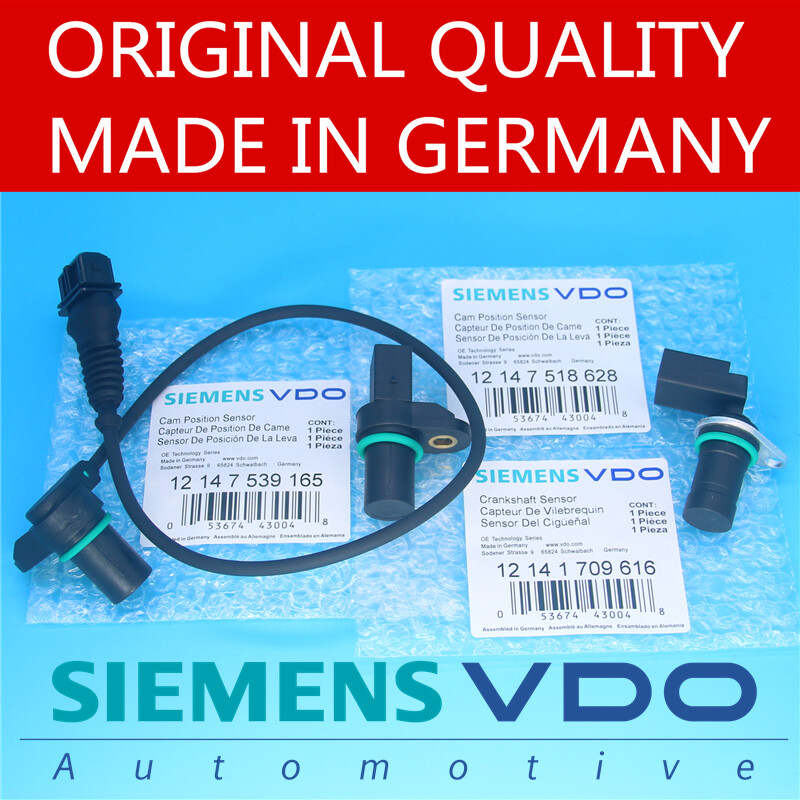 Set of 2 Engine Camshaft & 1 Crankshaft Position Sensors fit BMW 325xi 2001-2005