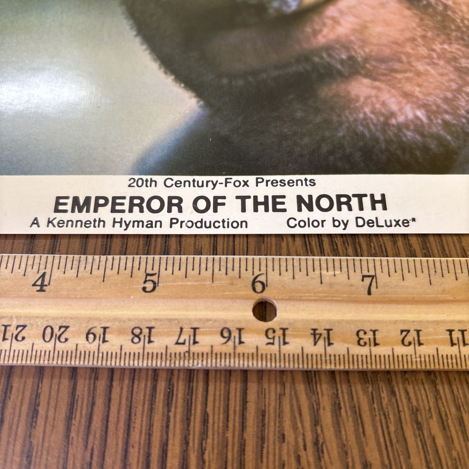 VTG 1973 Emperor of the North Movie Lobby Card Poster Kenneth Hyman Lee Marvin