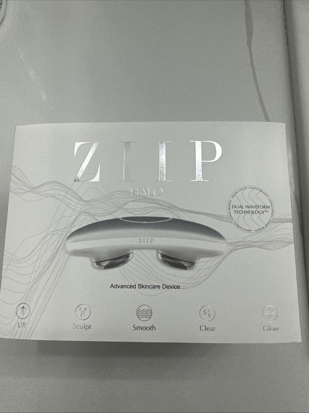 ZIIP Halo Microcurrent Nanocurrent Facial Toning Skincare Device