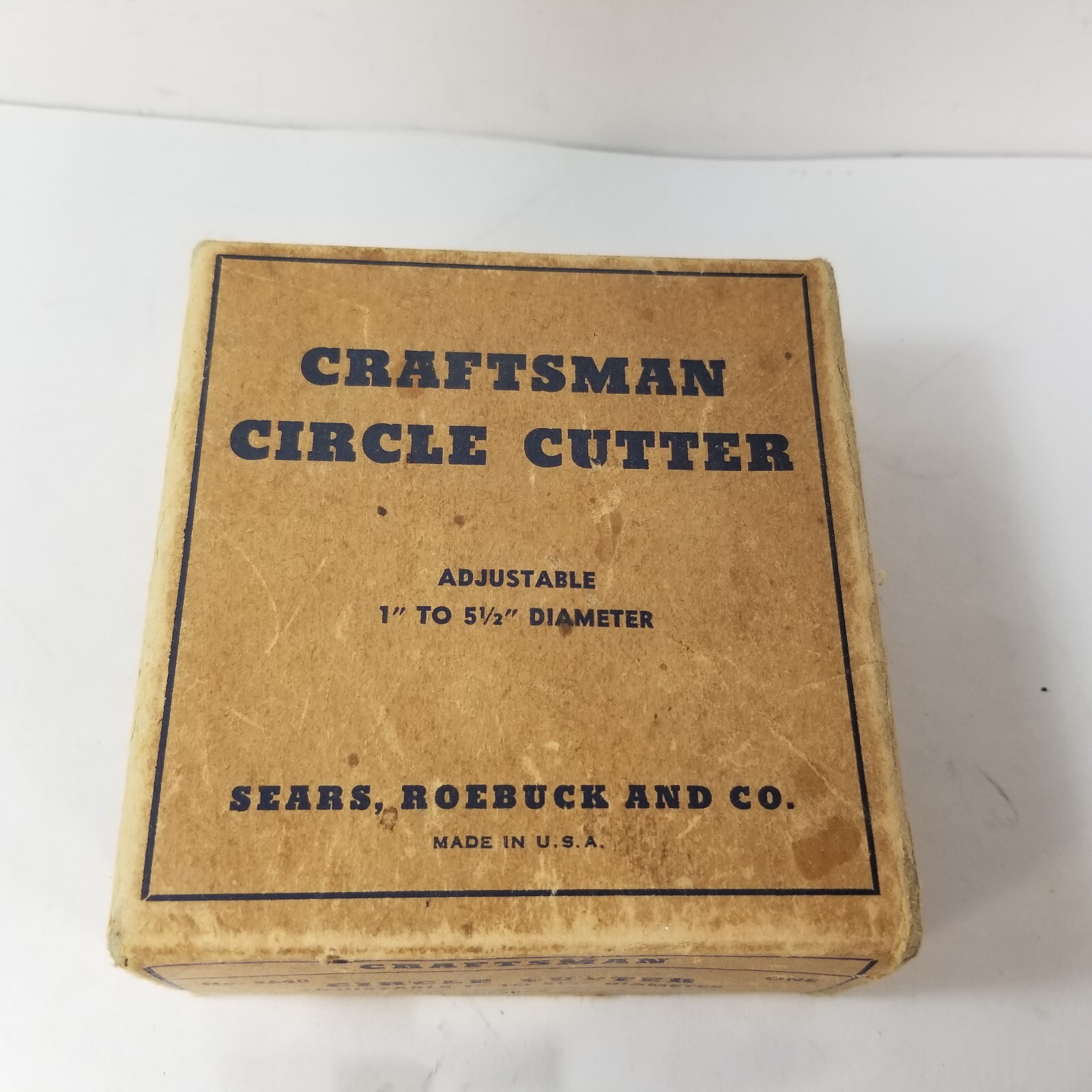 Vintage Craftsman Circle Cutter No. 3640 USA w/ Original Box