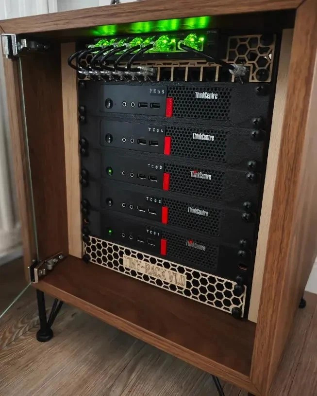 10" Rack Mount for Lenovo ThinkCentre Tiny Series | M720Q, M715Q, M920Q, + more