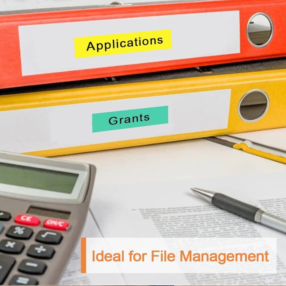 6PK Dymo D1 45013 45010 Label Tape for DYMO LabelManager 280 350 420P 450 Duo