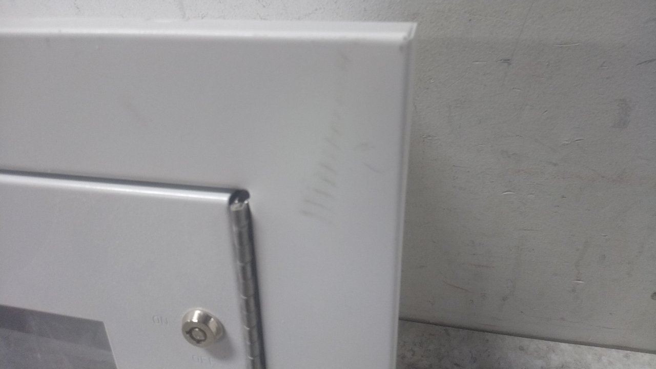 Zoll 8000-001258 14 x 14 In Opening White Stainless Steel Wall Cabinet