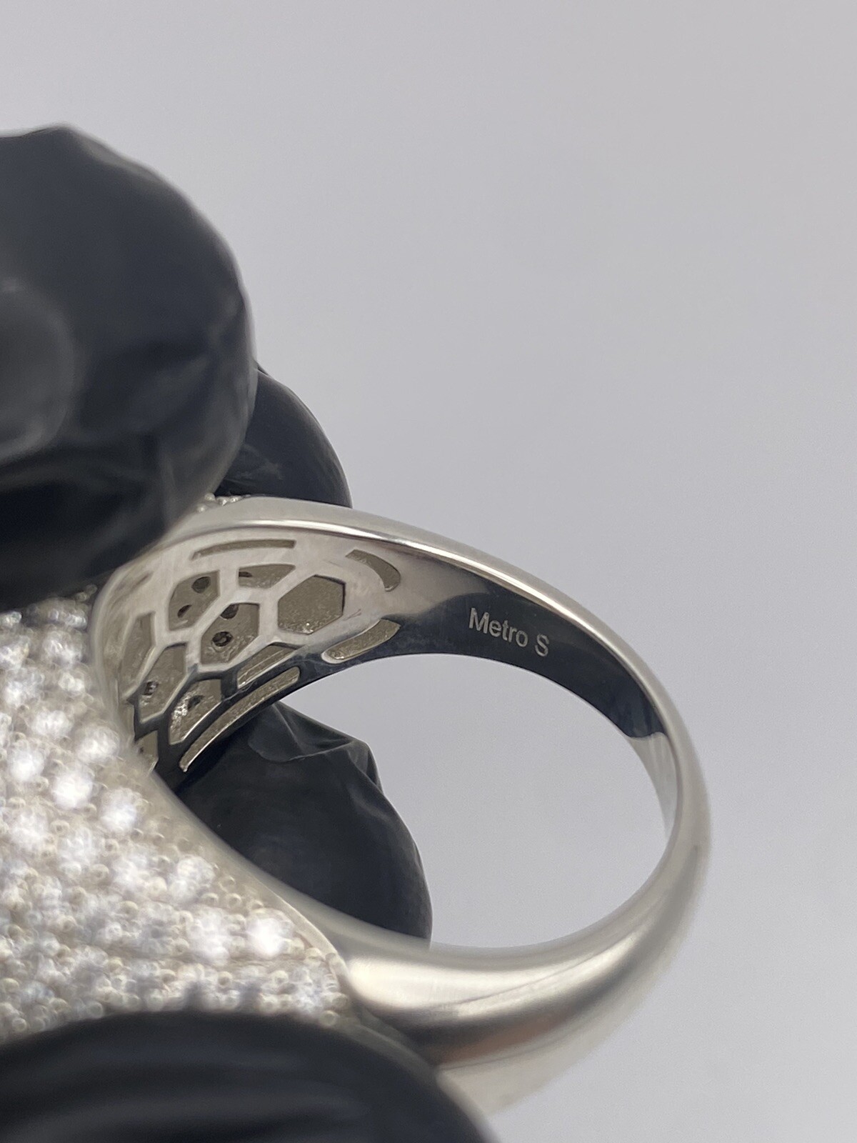 Men's Solid 925 Silver MOISSANITE Passes Pen Tester Pinky Ring Hip Hop