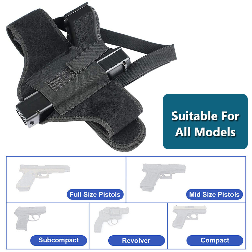 Shoulder Chest Gun Holster For Pistol Concealed Carry Universal Comfort Underarm