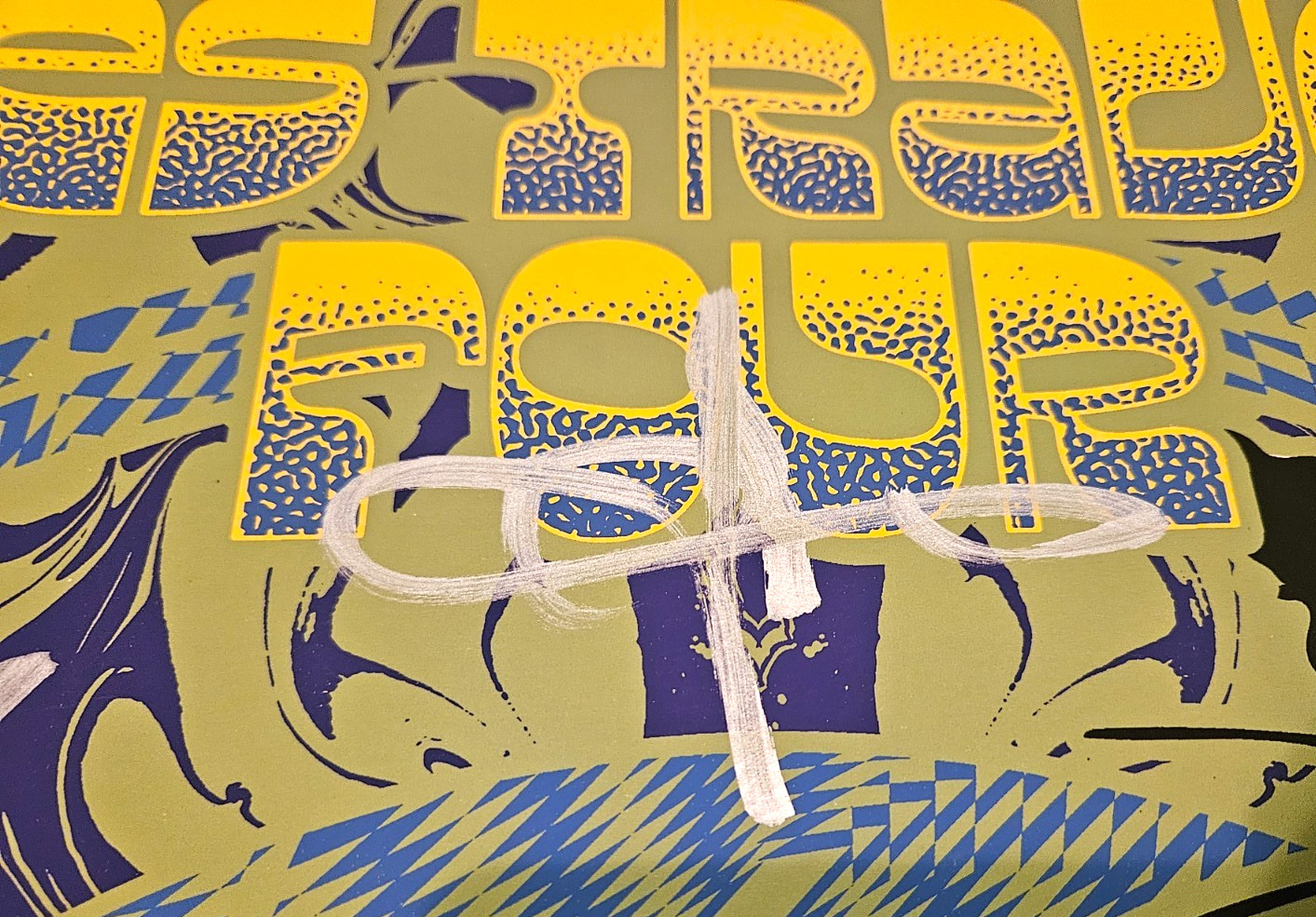 Blues Traveler Band Signed Poster 25th A Tour 2019 #/200 Derek Hatfield NM #C1