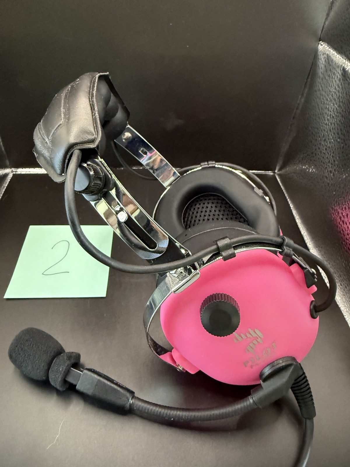 PILOT USA 1151 Youth AVIATION HEADSET NEW - HOT PINK - 2nd Pair