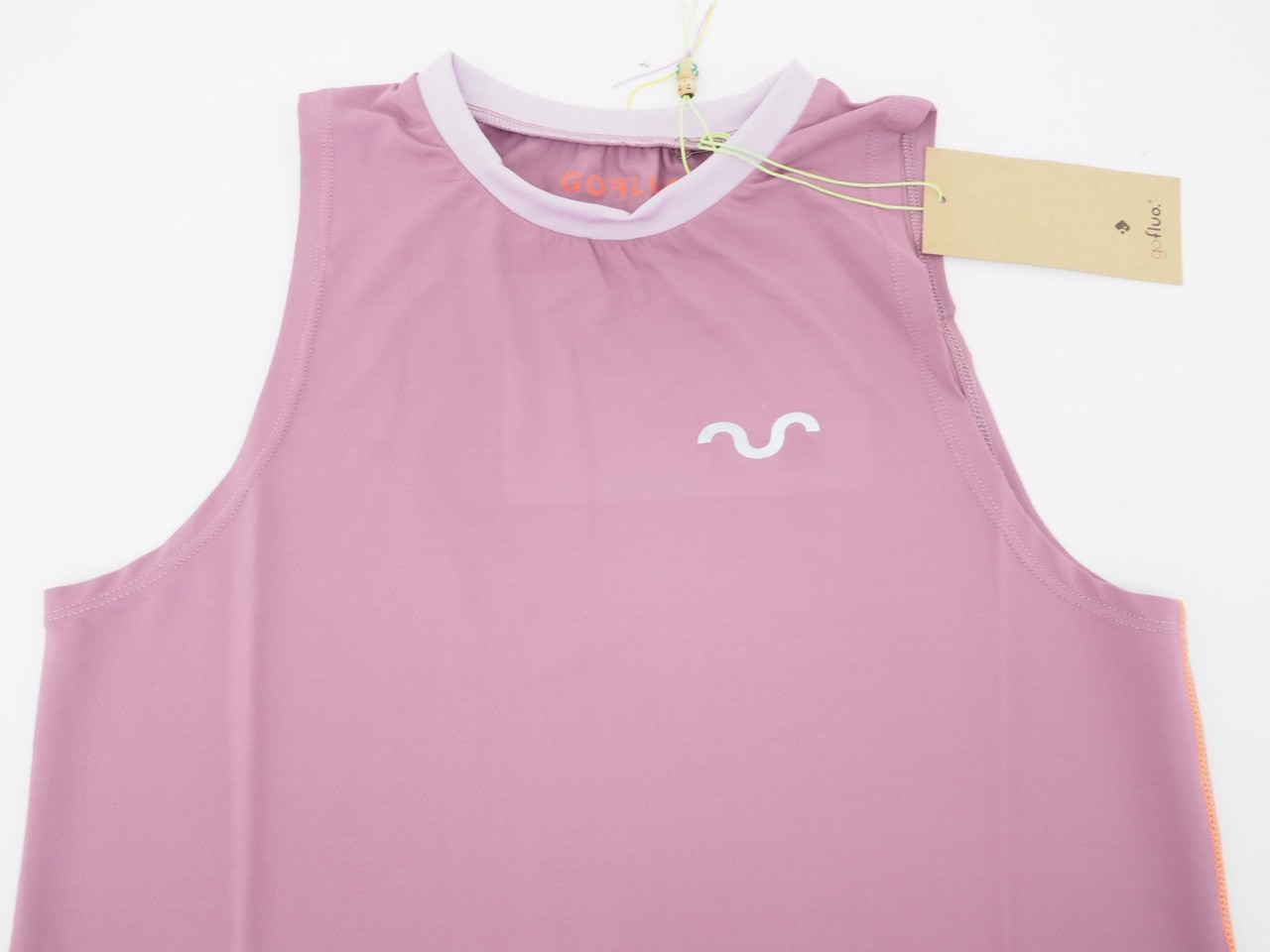 New! GOFLUO Rumi Women's Active Tank Purple W/Reflective Size Medium
