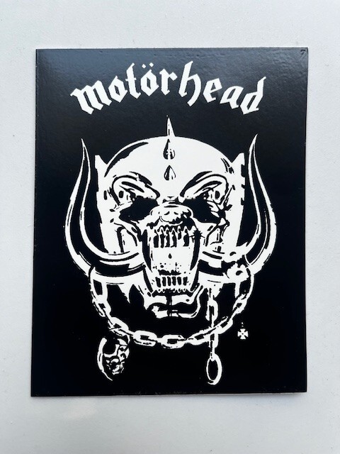 Motorhead Sticker Vinyl Decal 5" X 4" Metal Rock (440)