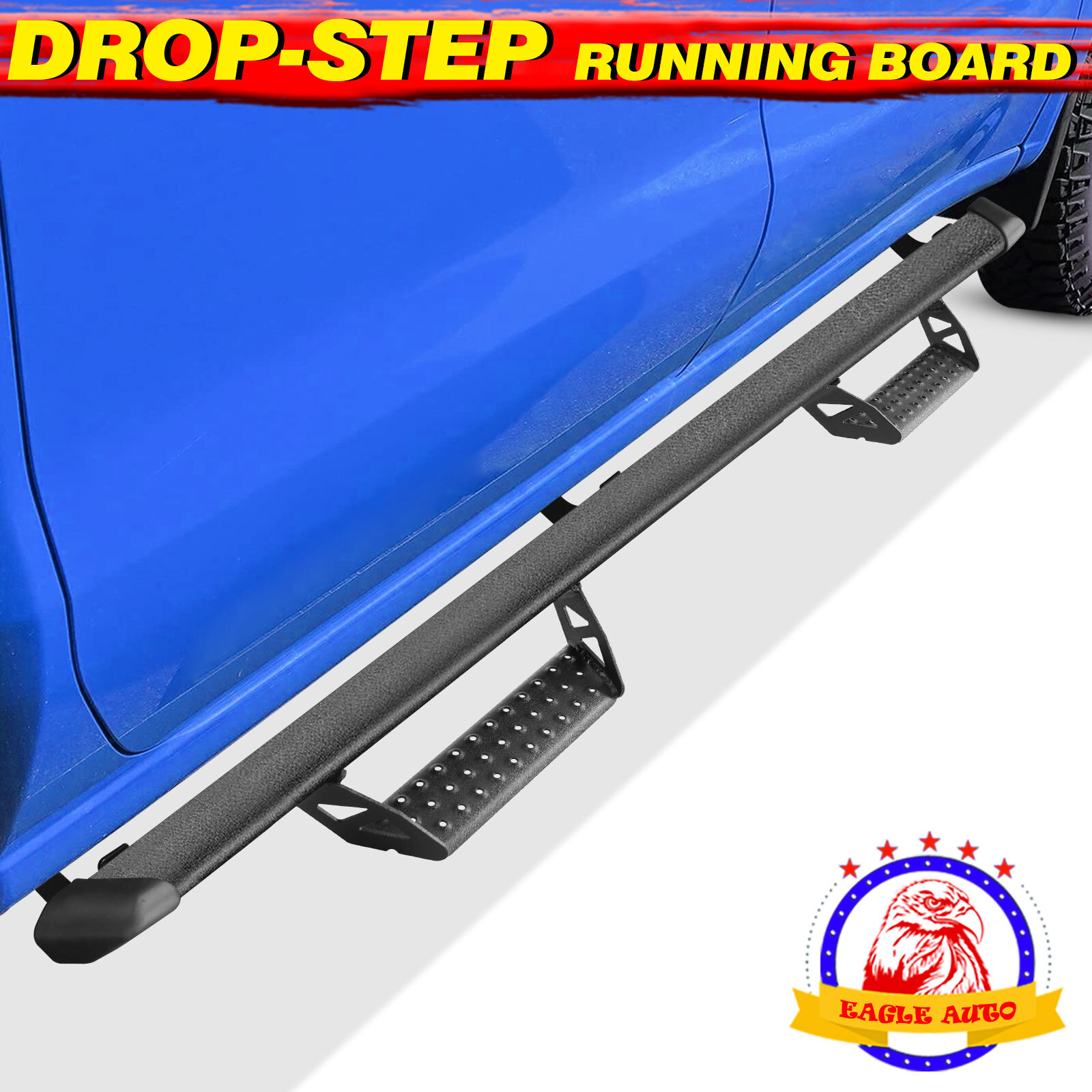 Fit 2005-2023 Toyota Tacoma Double Cab 3" Running Board Side Step Hoop bar BCTA