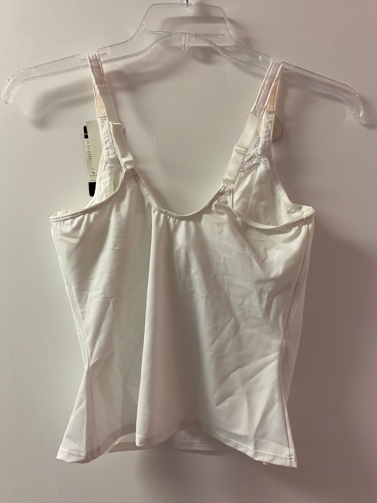 Bali Camisole Cami Minimizer Shapewear 36C or 38C Underwire Modest Style 8684