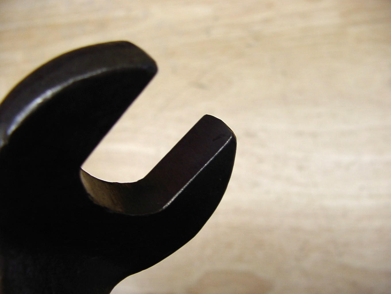 Vntg Unreadable Brand USA Spud Wrench,7/8" X 11-5/8",Iron Worker,Skyscraper,VG